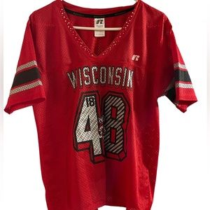 Women my Riddell Wisconsin Football Jersey, Size 2 XL